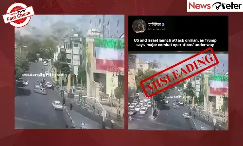Fact Check: Israel airstrikes in Iran destroy busy traffic junction? No, footage is old