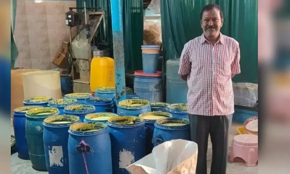 Hyderabad: Task force busts adulterated Ginger-Garlic paste unit in Lalapet, 4 arrested; 1.9 tonnes seized