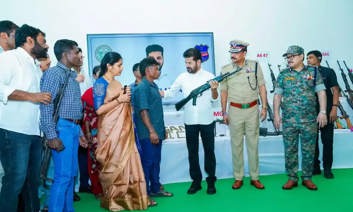 130 Maoists surrender in Telangana: CM Revanth urges Ganapathi to lay down arms