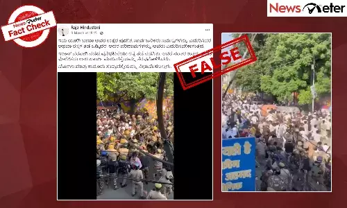 Fact Check: ಇರಾನ್ ಪರ ಪ್ರತಿಭಟನೆ ನಡೆಸುತ್ತಿದ್ದವರ ಮೇಲೆ ಉತ್ತರ ಪ್ರದೇಶ ಪೊಲೀಸರಿಂದ ಲಾಠಿ ಚಾರ್ಜ್? ಸುಳ್ಳು, ಸತ್ಯ ಇಲ್ಲಿದೆ