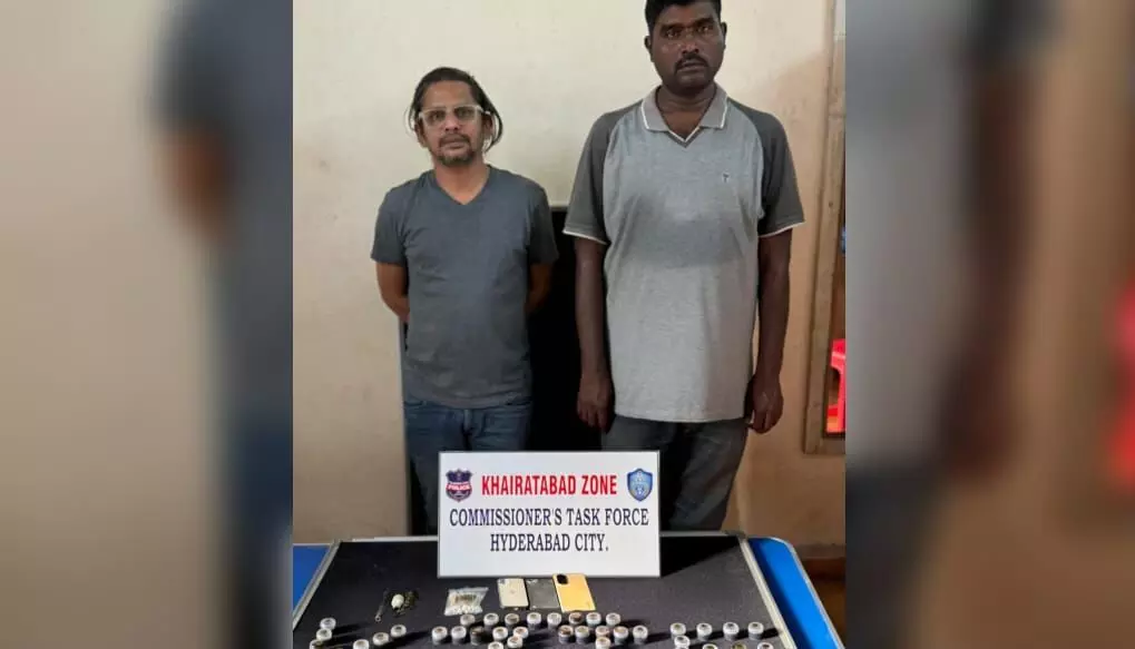 Hash oil racket busted in Hyderabad: 367g seized, two held Hash oil racket busted in Hyderabad: 367g seized, two held
