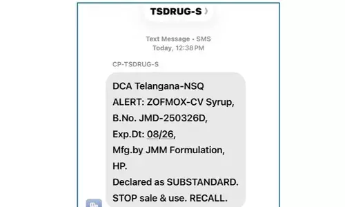 Telangana DCA launches SMS alerts to crack down on substandard drugs