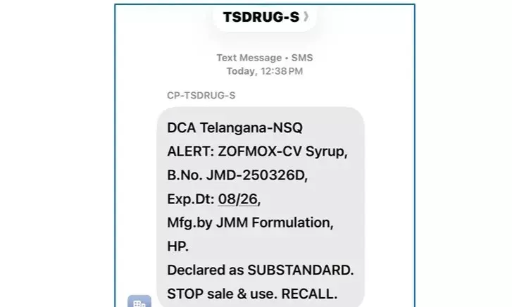 Telangana DCA launches SMS alerts to crack down on substandard drugs