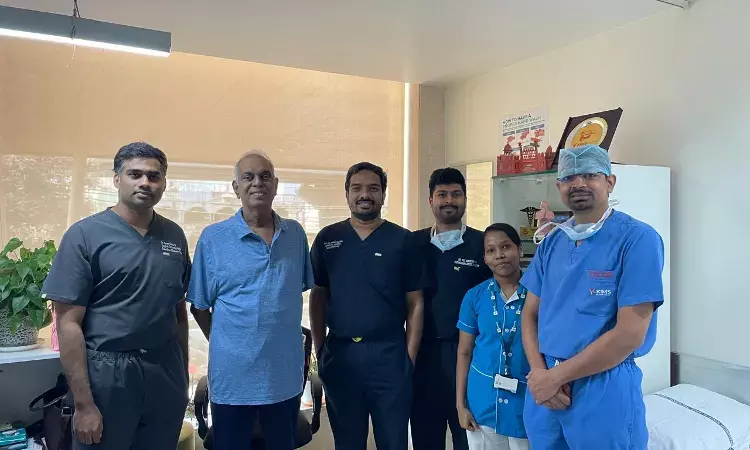 Kondapur KIMS doctors perform world-first laparoscopic ‘keyhole’ surgery on high-risk cancer patient