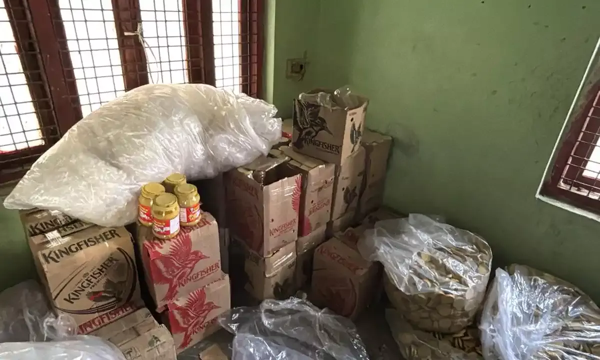 Hyderabad: Adulterated ginger paste making unit busted in Ali Nagar; 2 held, 675 kg puree seized