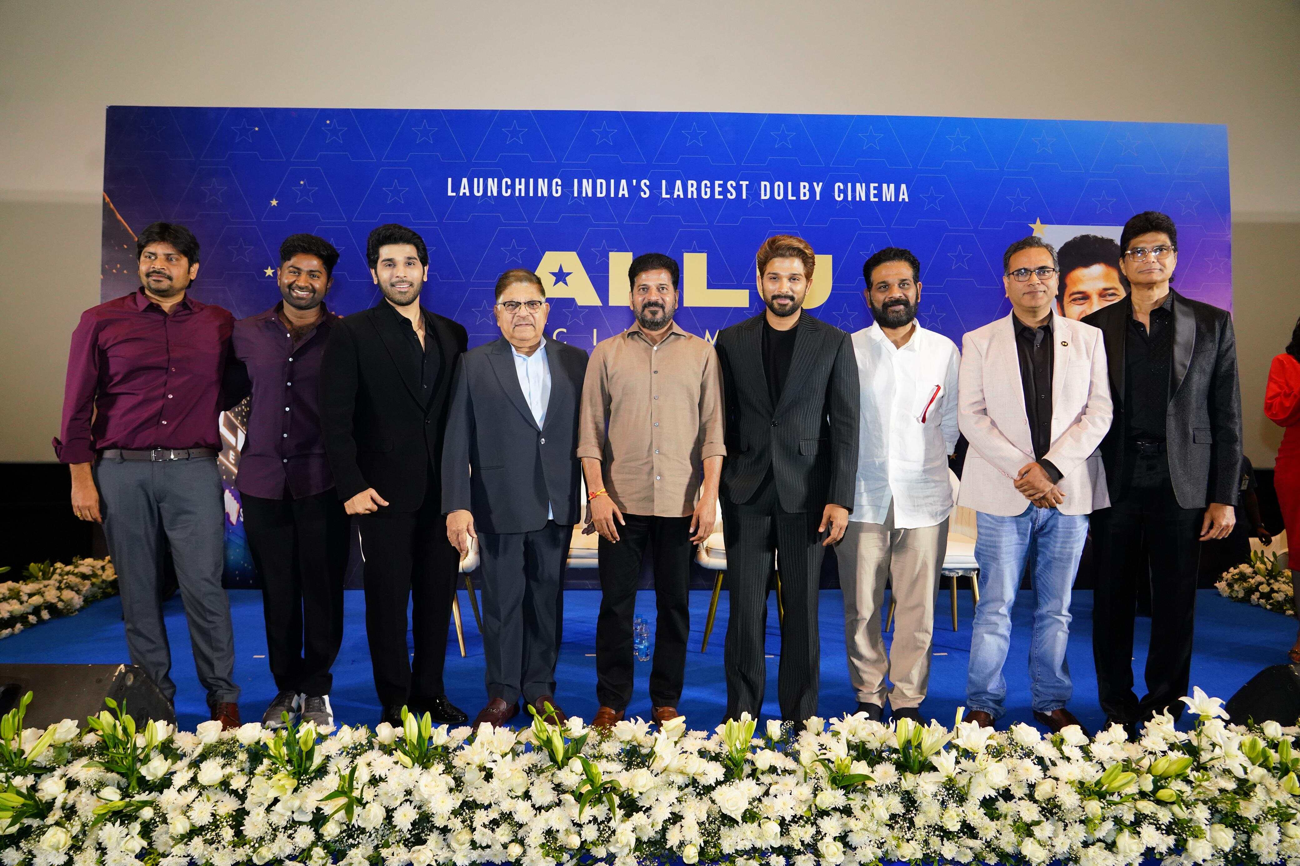 `Movie buff’ CM Revanth walks down memory lane, inaugurates Allu Cinemas in Kokpaet