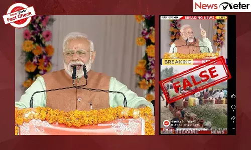 A video of PM Narendra Modi has gone viral with the claim that the Centre has announced free LPG cylinders under the Pradhan Mantri Ujjwala Yojana.