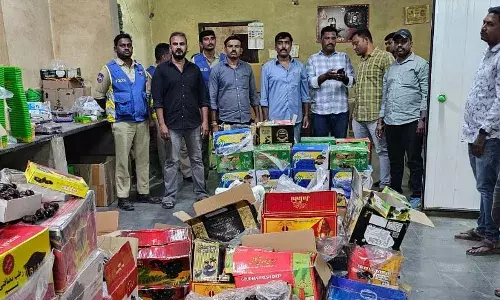 Spoiled dry fruits sold near Charminar, godown owner arrested