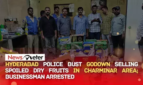 Hyderabad Police bust godown selling spoiled dry fruits in Charminar area; businessman arrested
