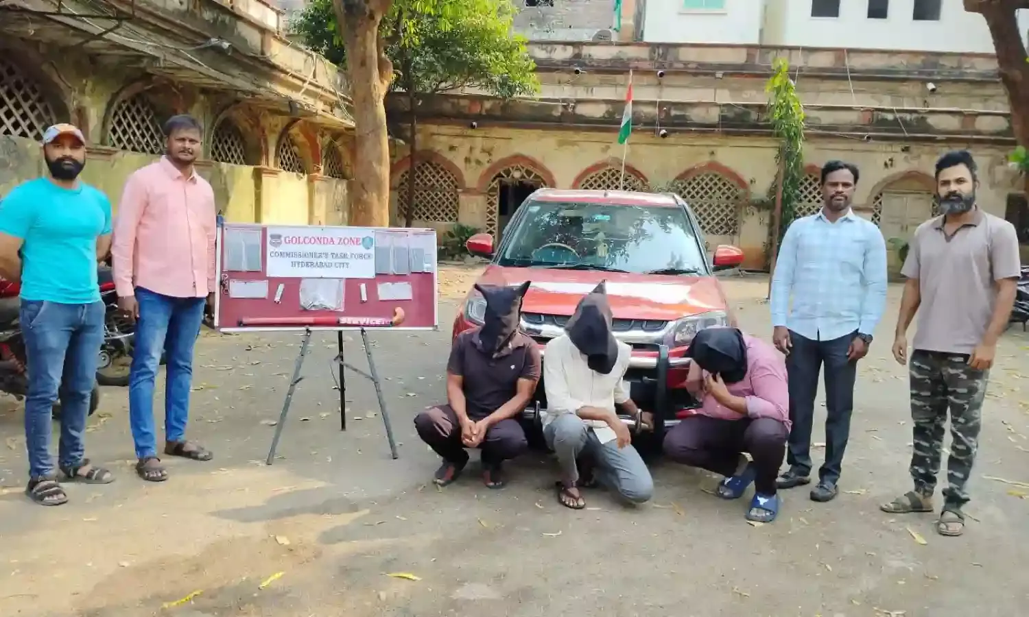 Hyderabad: Gang busted for extortion at gunpoint; 3 held with illegal firearm, 18 rounds