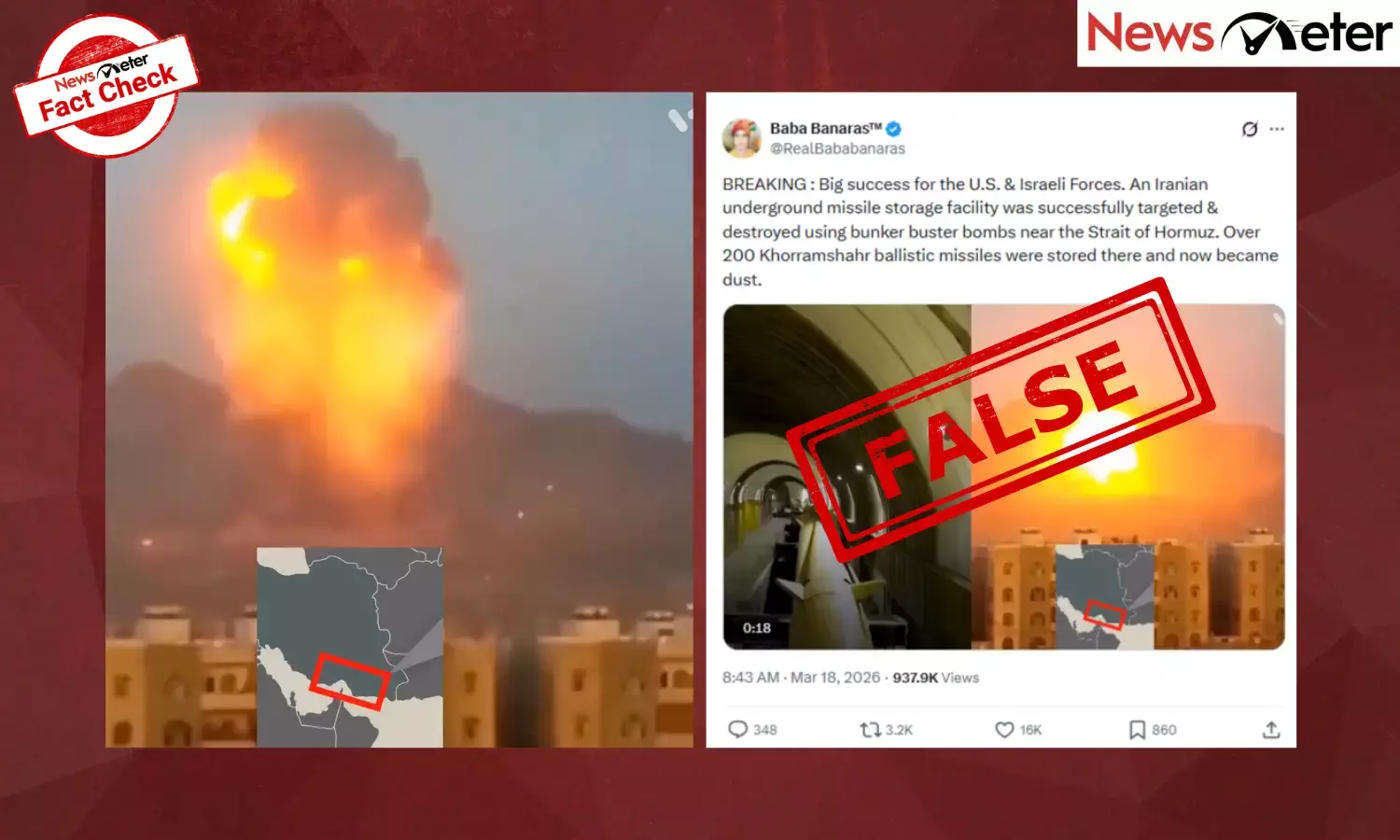 Fact Check: US destroys Iranian underground missile unit? No, 2015 video from Yemen goes viral