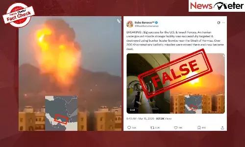Fact Check: US destroys Iranian underground missile unit? No, 2015 video from Yemen goes viral