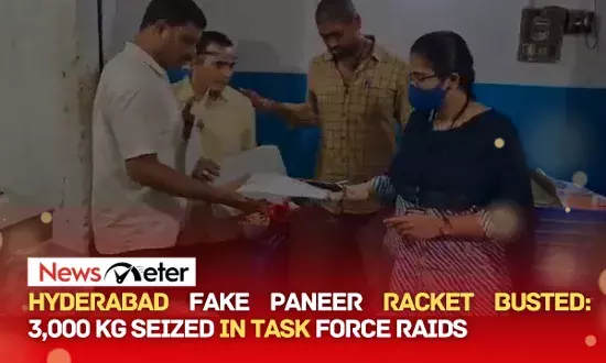 Hyderabad Fake Paneer Racket Busted: 3,000 Kg Seized in Task Force Raids