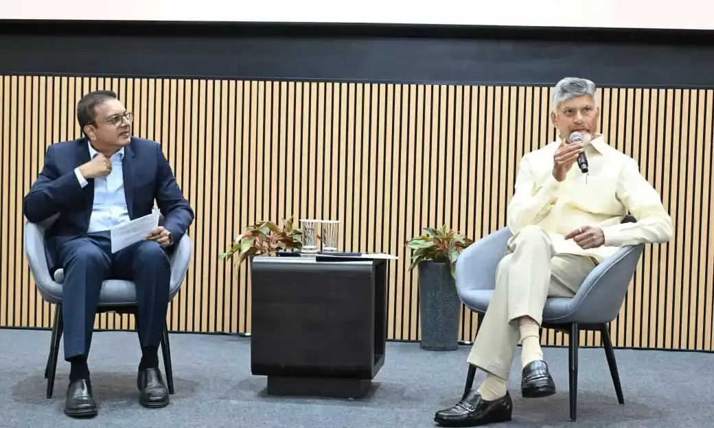 `Hyderabad has a competition:  CM Naidu vows to develop Amaravati as world-class city