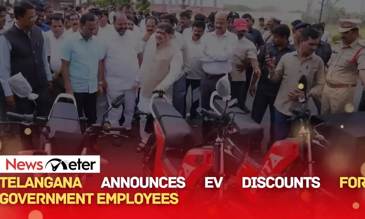 Telangana Announces EV Discounts for Government Employees