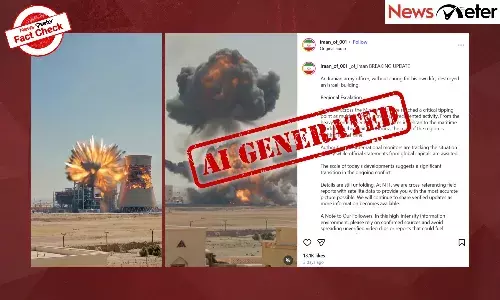 Fact Check: Iran bombs Israeli power plant? No, AI-generated video goes viral