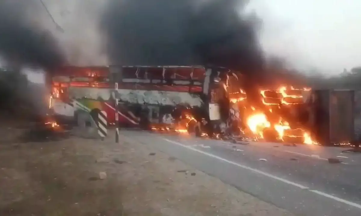 Andhra tragedy: 13 killed after tipper rams into private bus in Markapuram