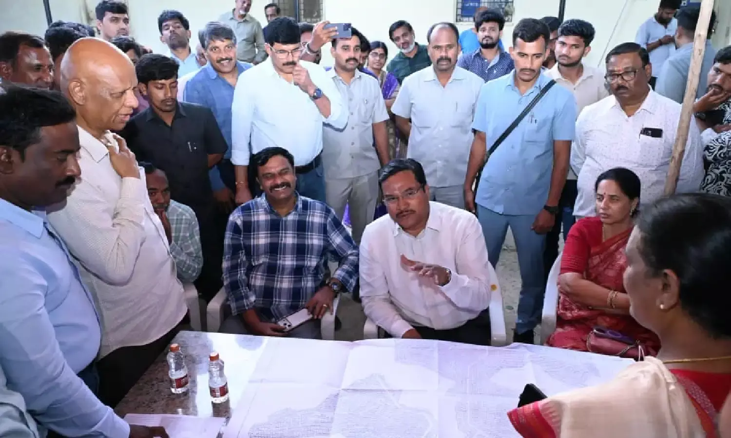 HYDRAA chief Ranganath inspects Sangareddy areas; vows to protect public spaces