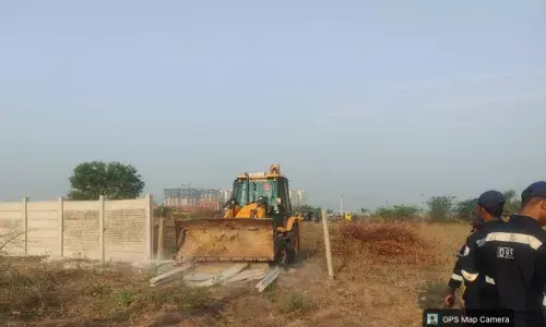 HYDRAA clears 47,840 sq yards of encroached land in Patighanapur, roads and parks restored