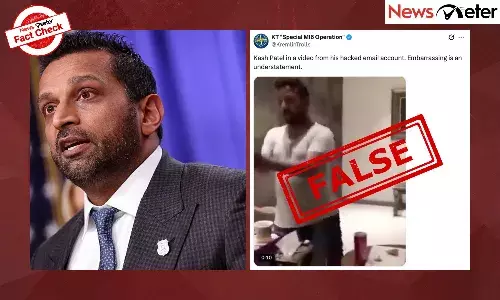 A video claiming to show FBI Director Kash Patel dancing in a clip leaked from his hacked personal email account is going viral.