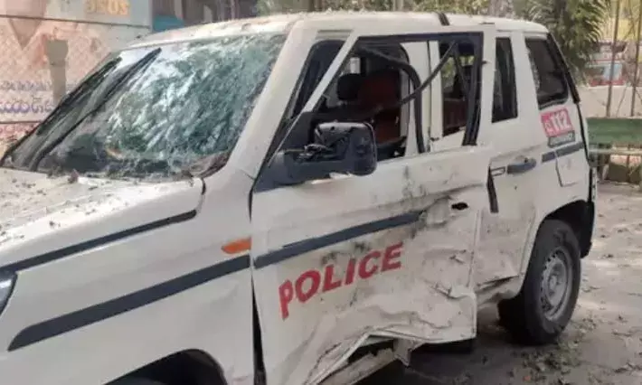 Seized firecracker stock explodes at Challapalli police station in Andhra; 4 cops injured, two critical