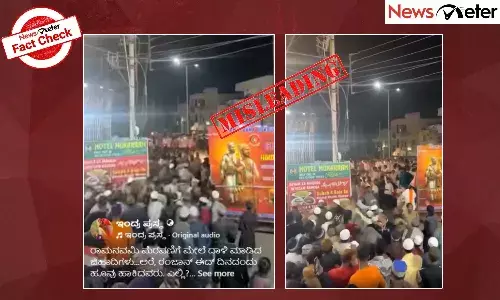Fact Check: ರಾಮನವಮಿ ಮೆರವಣಿಗೆ ಮೇಲೆ ದಾಳಿ ಮಾಡಿದ ಜಿಹಾದಿಗಳು ಎಂದು ಸಂಬಂಧವಿಲ್ಲದ ವೀಡಿಯೊ ವೈರಲ್