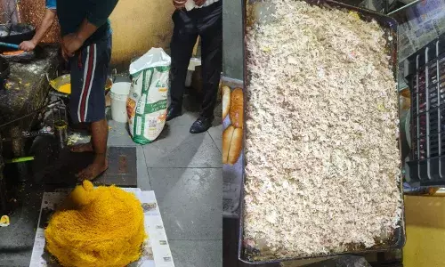 Crackdown on spurious food: Illegal, unhygienic bakery in Golconda busted, owner arrested