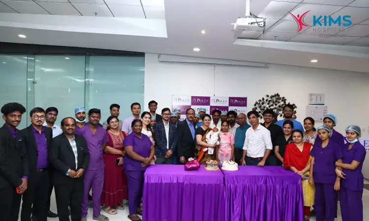 Rare heart defect in two-month-old infant successfully treated at KIMS Cuddles, Kondapur