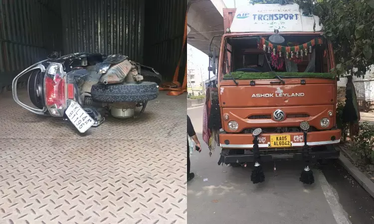 Hyderabad horror: Woman killed after DCM drags scooty for 1 km in Madhapur, husband critical