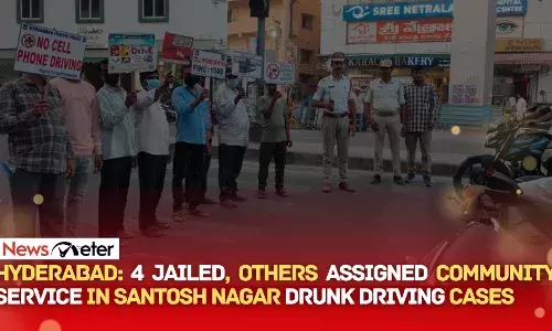 Hyderabad: 4 jailed, others assigned community service in Santosh Nagar drunk driving cases