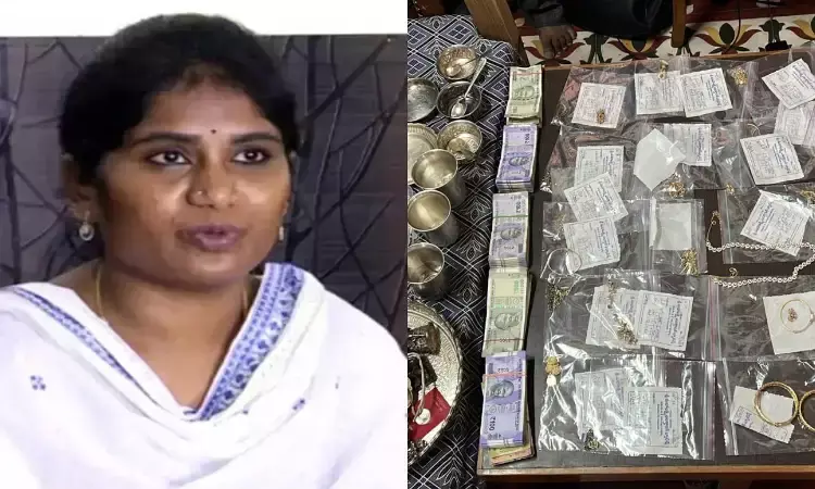 ACB arrests Endowments official Kalingiri Santhi in DA case; Volkswagen Polo, gold among seizures