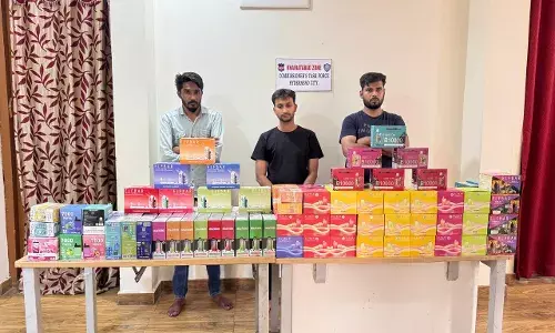 Illegal e-cigarette racket busted in Hyderabad; Three arrested, vapes worth ₹34 lakh seized