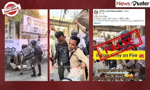 Fact Check: బెంగాల్‌లో రాళ్లు విసిరిన వారిపై భారత సైన్యం చర్య? లేదు, వీడియో బంగ్లాదేశ్‌కు చెందినది