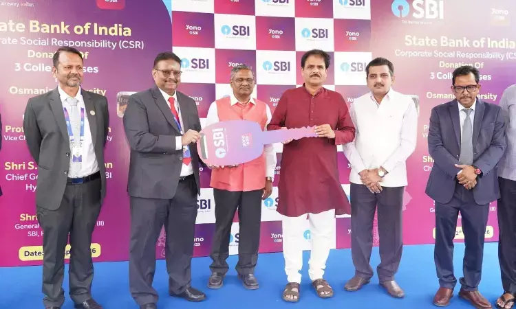 Osmania University gets new buses to run around campus, thanks to ₹1 Crore SBI grant