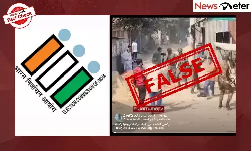 A video circulating online claims to show CRPF taking action against WB CM Mamata Banerjeeās supporters ahead of state polls. A video circulating online claims to show CRPF taking action against WB CM Mamata Banerjeeās supporters ahead of state polls.