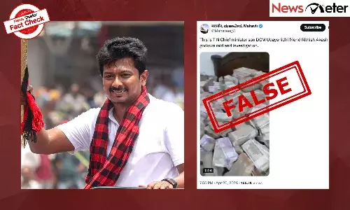 Fact Check: తమిళనాడు ఎన్నికలు–ఉదయనిధి స్టాలిన్ స్నేహితుడి గోదాంలో నగదు స్వాధీనం చేశారా? కాదు, ఇది కోల్‌కతా ED దాడి వీడియో