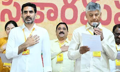 Nara Lokesh sworn in as TDP National Working President