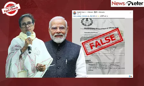 Fact Check: TMC will win West Bengal polls, says Intelligence Bureau report? No, its fake news