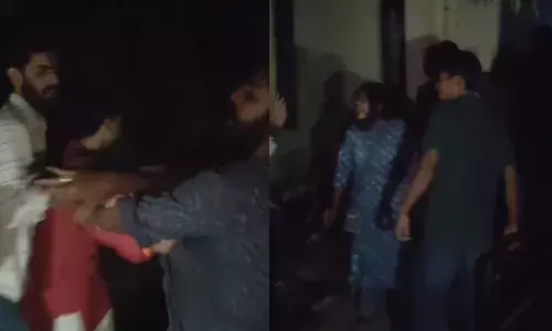 Violence erupts at University of Hyderabad over play; students stage protest