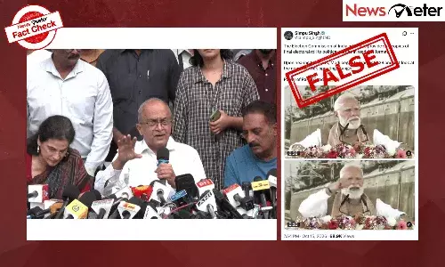 A video claiming to show PM Narendra Modi criticising the Congress amid protests against CEC Gyanesh Kumar and a āregime changeā remark by Prashant Bhushan is viral on social media. A video claiming to show PM Narendra Modi criticising the Congress amid protests against CEC Gyanesh Kumar and a āregime changeā remark by Prashant Bhushan is viral on social media.