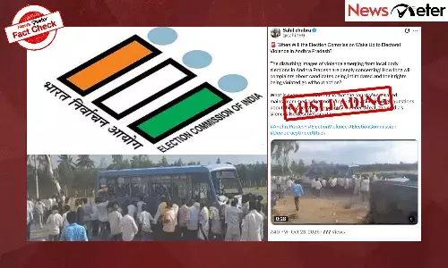A video showing clashes and violence is being shared on social media with claims that it shows incidents during the ongoing local body poll nominations in Andhra Pradesh. A video showing clashes and violence is being shared on social media with claims that it shows incidents during the ongoing local body poll nominations in Andhra Pradesh.