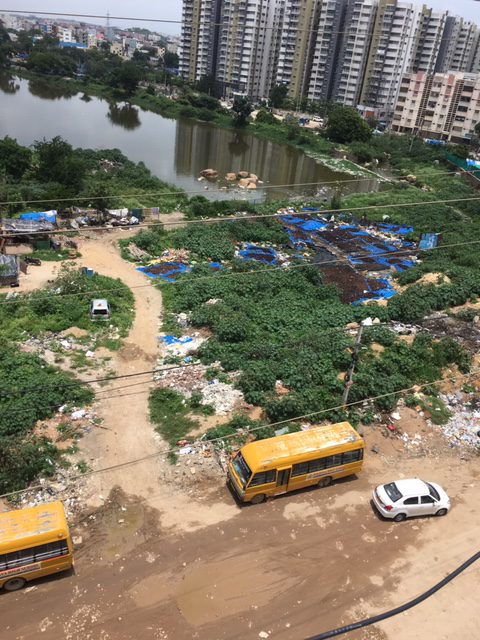 Encroachments at Yellammkunda