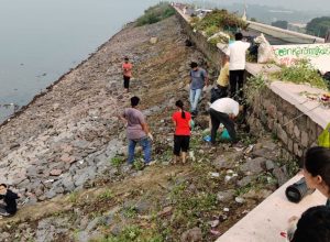 #CleanKarimnagar Dam Drive enters its 27th Day