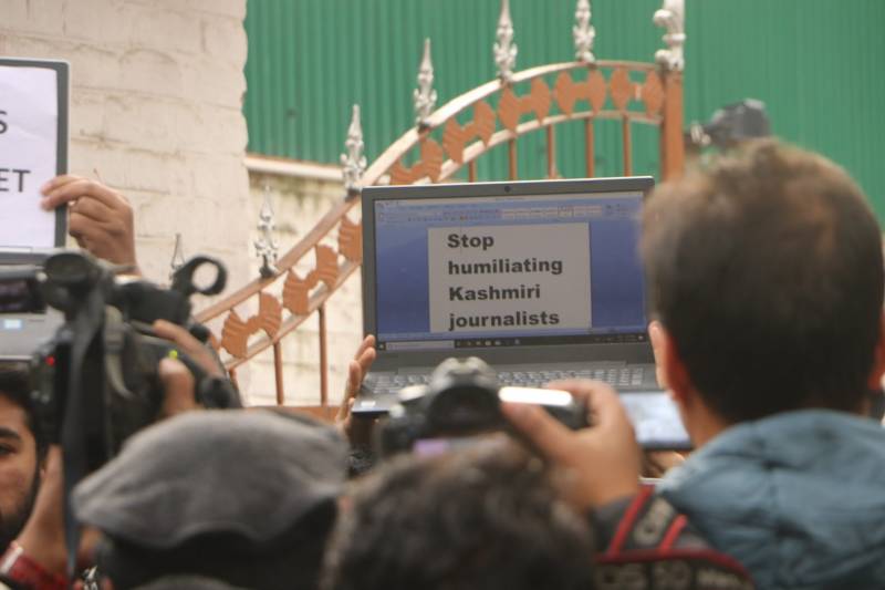 Kashmiri Journalist Protest 2