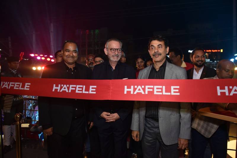 Sri Mr Jayesh Ranjan With With Mr. Jürgen Wolf, Managing Director, Häfele South Asia During The Launching The Hafele Design Centre