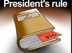 PRESIDENT’S RULE