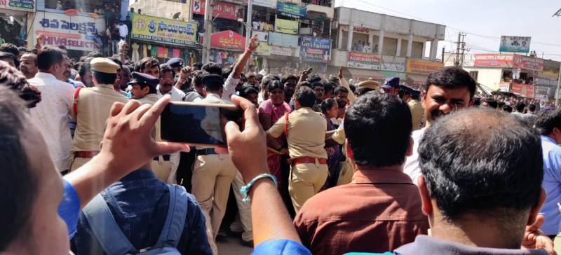 Shadnagar Protest