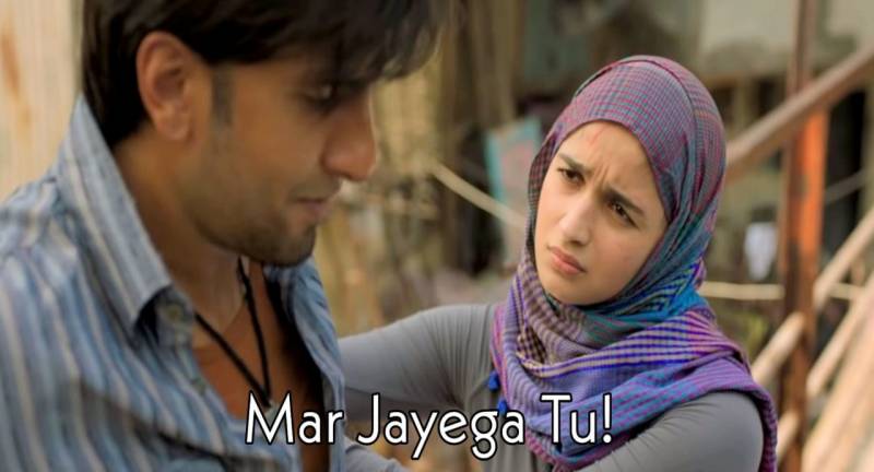 Alia Bhatt 'mar Jayega Tu' Gullly Boy Meme