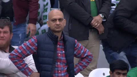 Disappointed Pakistani Cricket Fan At The World Cup