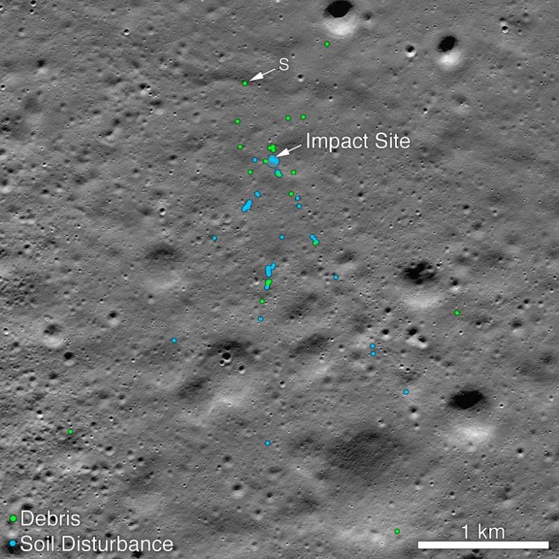 Nasa Impact Chandrayaan